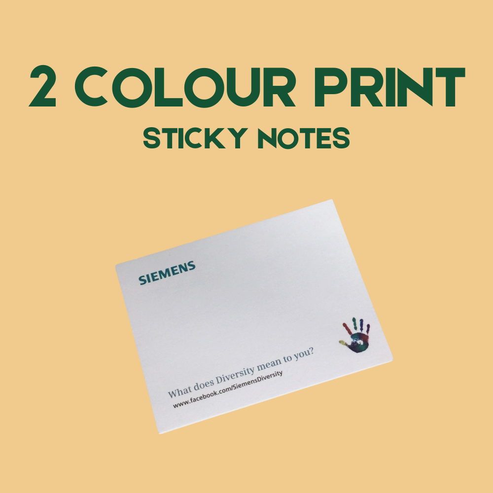 Promotional Adhesive Notes with 2 Colour Print