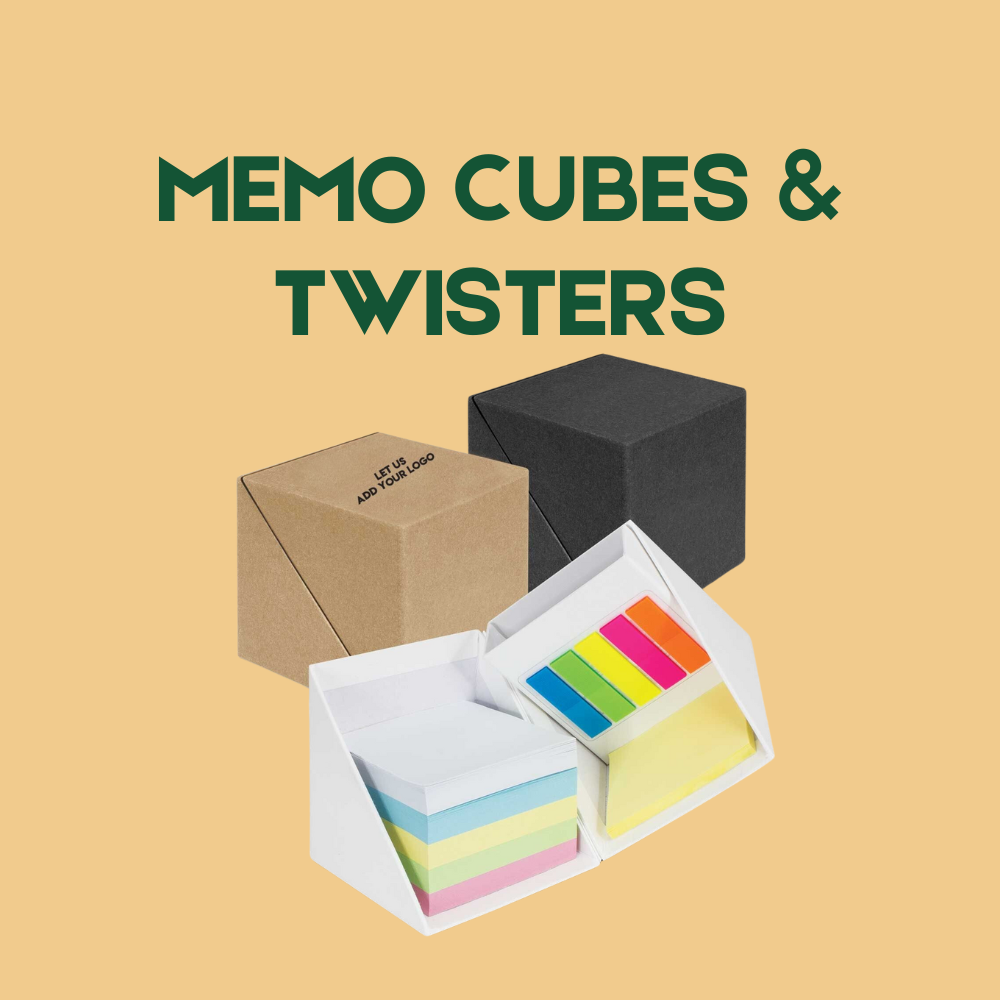 Promotional Memo Cubes and Twisters