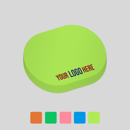 Large Oval Sticky Notes