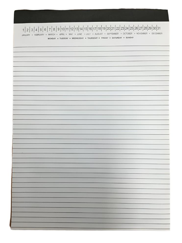 A3 Note Sheets A3 Notepads with a 1 colour print – stickynotes.net.au