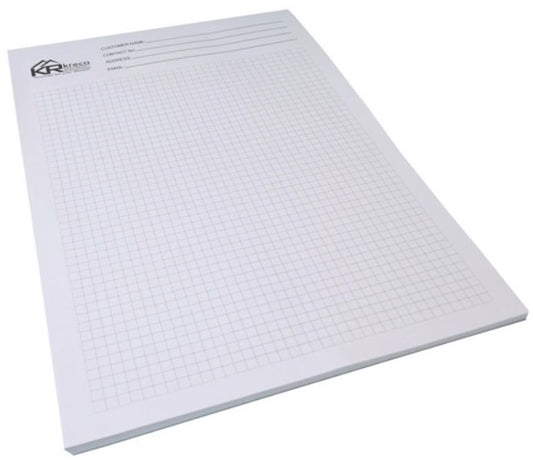 A4 Notepads with 1colour custom print