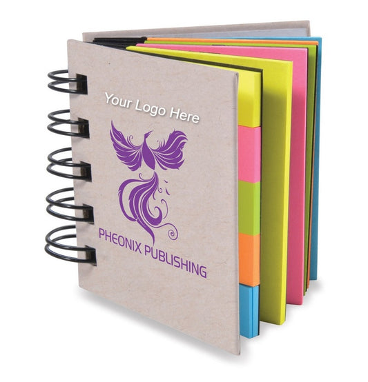 Custom Branded Spiral Adhesive Notebooks