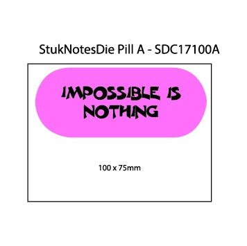 Long Pill Sticky Notes