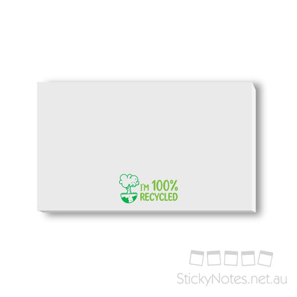 75 x 125mm Eco Paper Sticky Notes