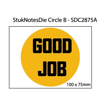 Small circle sticky note